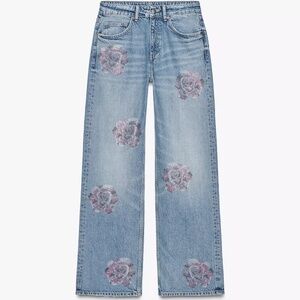 Zara rhinestone jeans